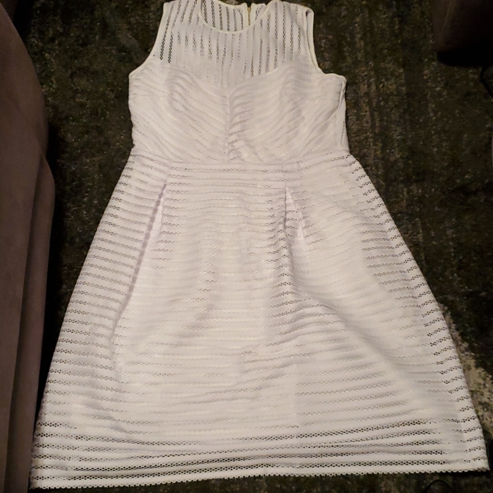 White Calvin Klein dress